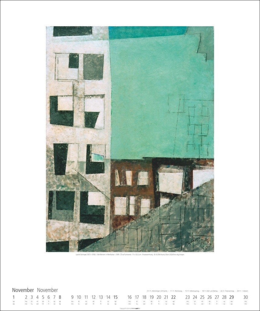 Weitere Ansicht: Lyonel Feininger Kalender 2026 | Lyonel Feininger
