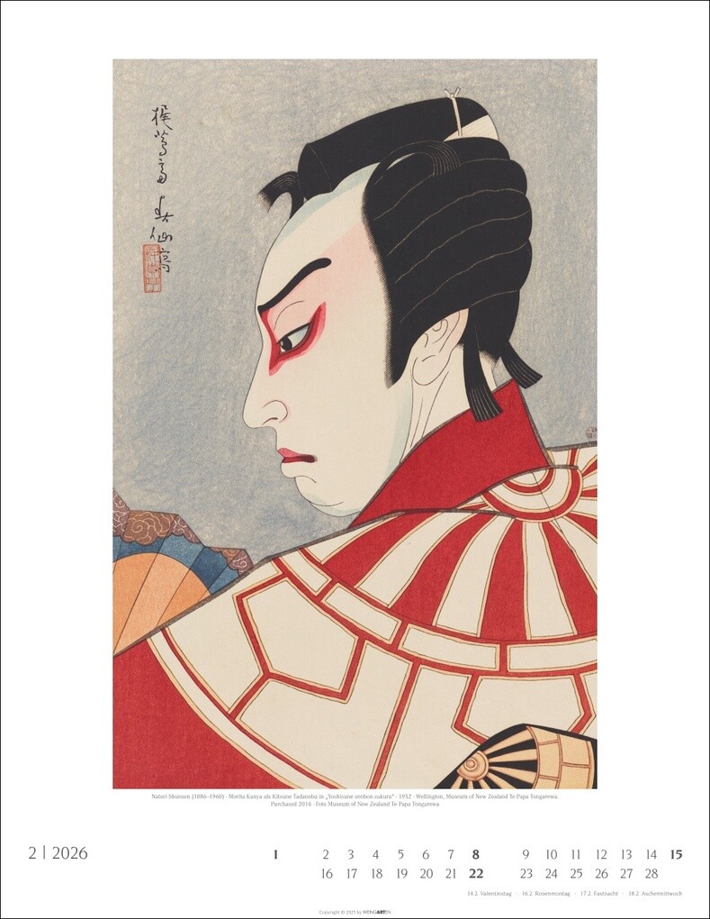 Weitere Ansicht: Japan Art Kalender 2026 - Die Kunst des Farbholzsschnitts