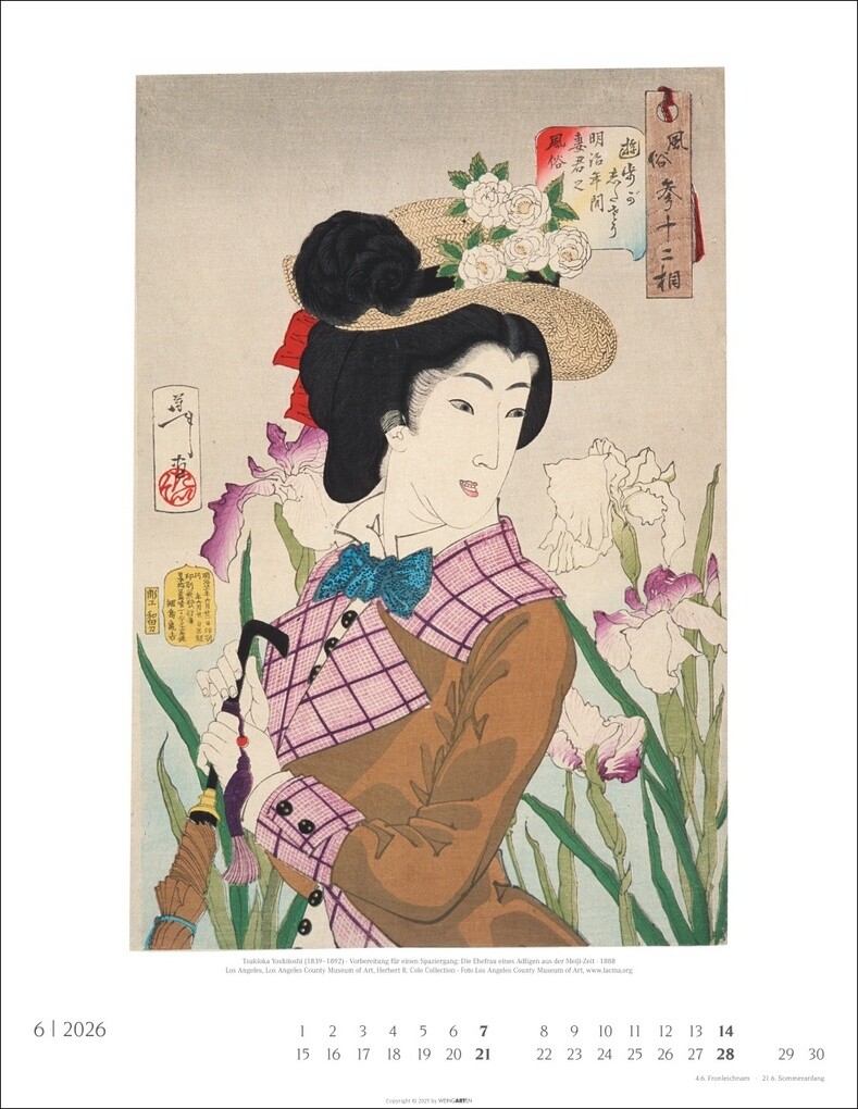 Weitere Ansicht: Japan Art Kalender 2026 - Die Kunst des Farbholzsschnitts