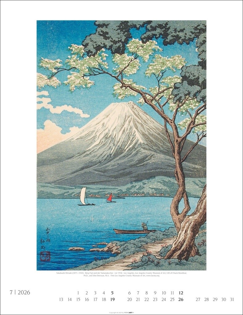 Weitere Ansicht: Japan Art Kalender 2026 - Die Kunst des Farbholzsschnitts