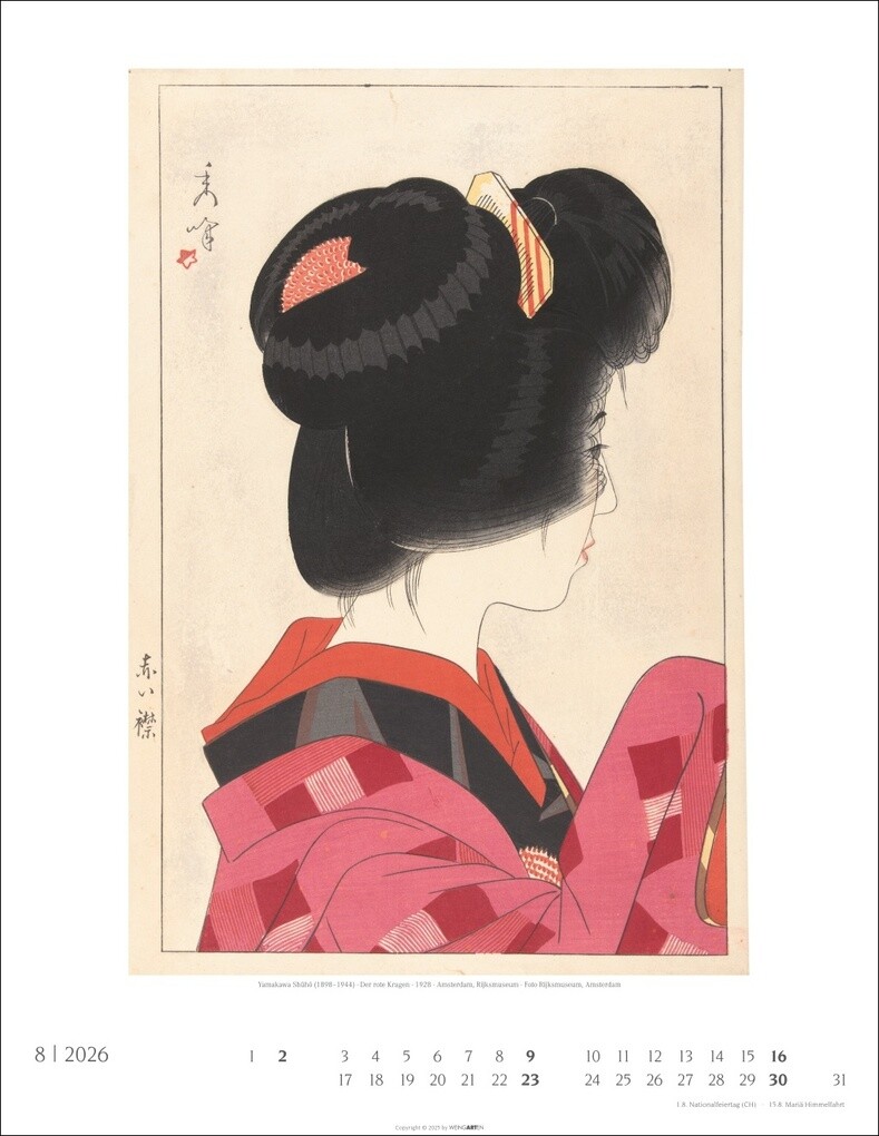 Weitere Ansicht: Japan Art Kalender 2026 - Die Kunst des Farbholzsschnitts
