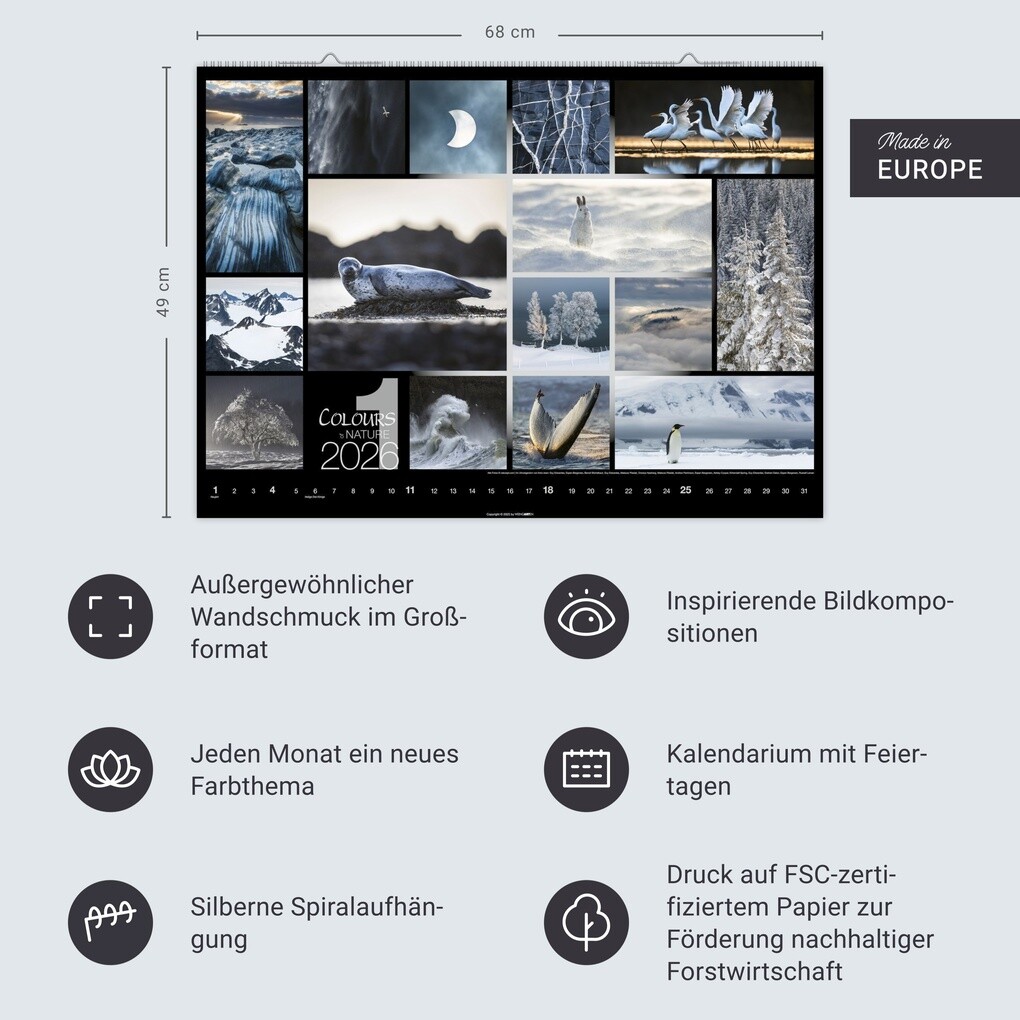 Weitere Ansicht: Colours of Nature Kalender 2026