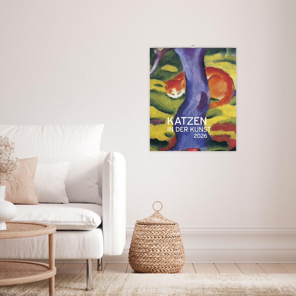 Weitere Ansicht: Katzen in der Kunst Edition Kalender 2026