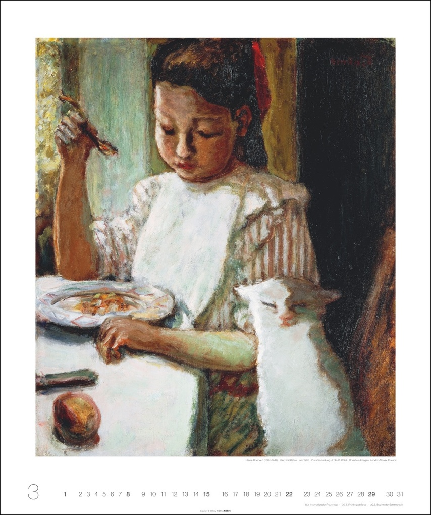 Weitere Ansicht: Katzen in der Kunst Edition Kalender 2026