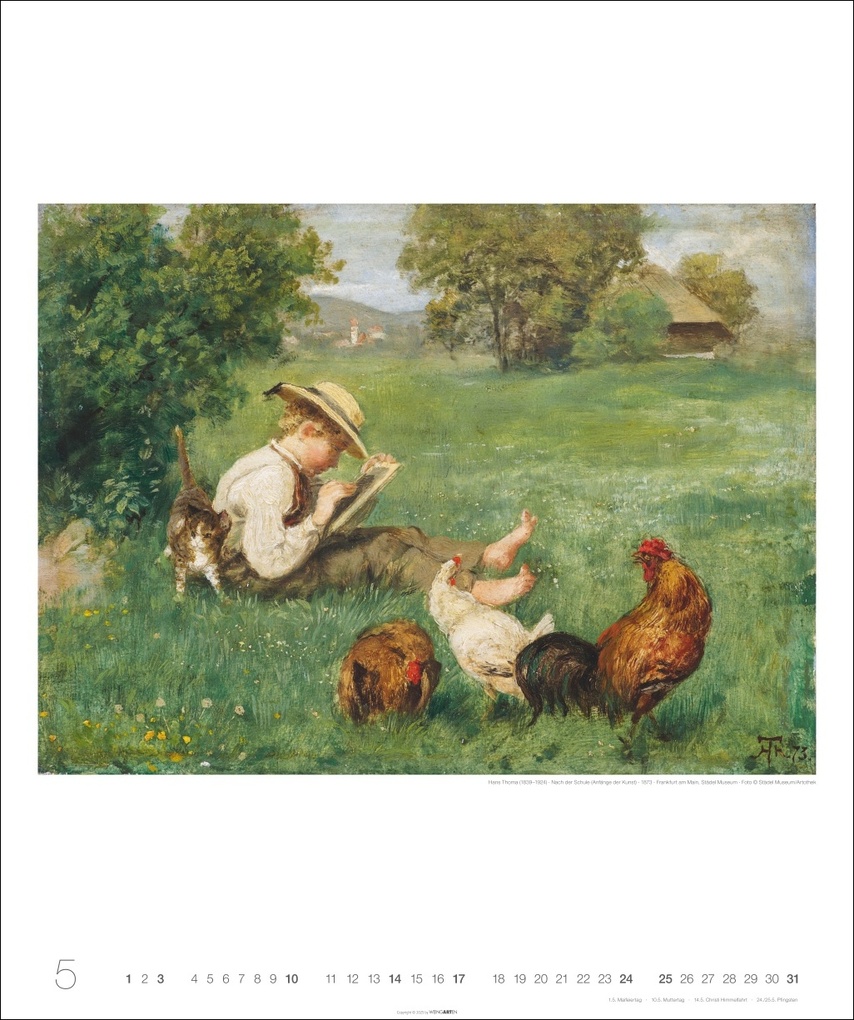 Weitere Ansicht: Katzen in der Kunst Edition Kalender 2026