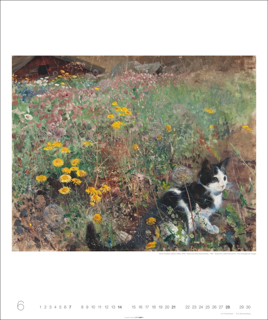 Weitere Ansicht: Katzen in der Kunst Edition Kalender 2026