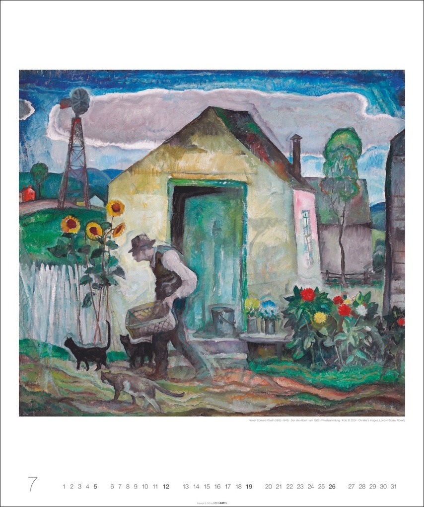 Weitere Ansicht: Katzen in der Kunst Edition Kalender 2026