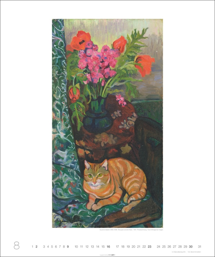 Weitere Ansicht: Katzen in der Kunst Edition Kalender 2026