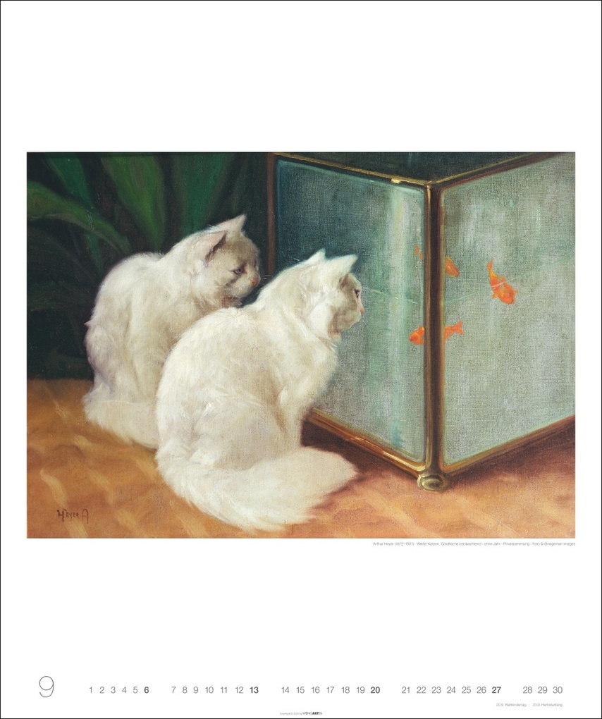 Weitere Ansicht: Katzen in der Kunst Edition Kalender 2026