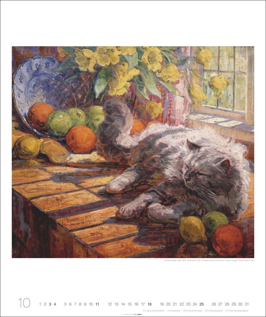 Weitere Ansicht: Katzen in der Kunst Edition Kalender 2026
