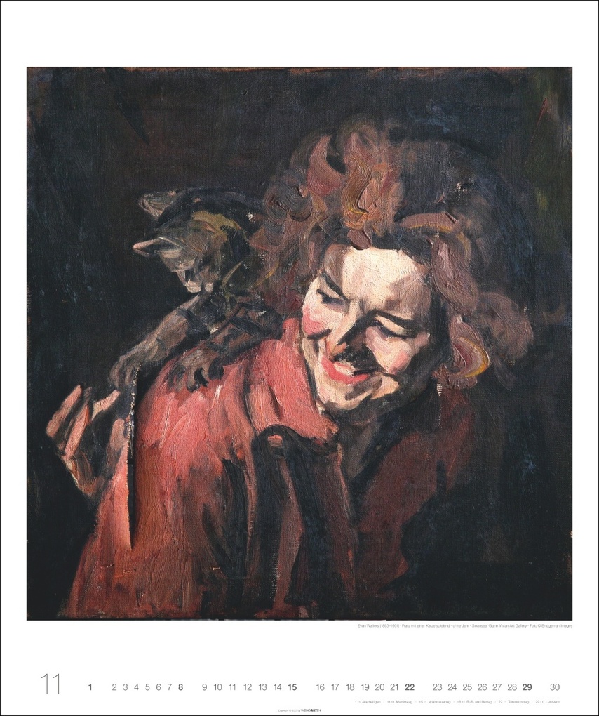 Weitere Ansicht: Katzen in der Kunst Edition Kalender 2026