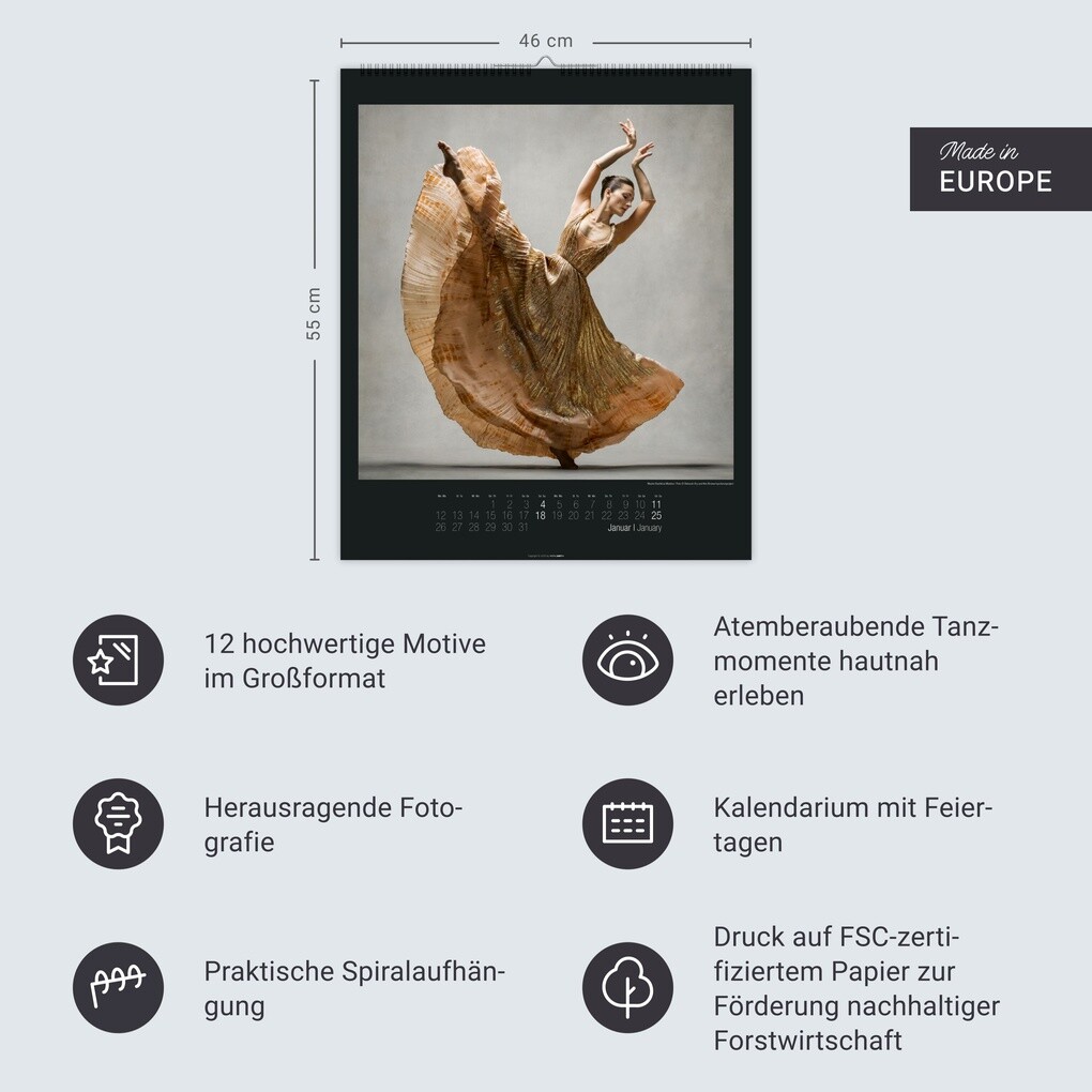 Weitere Ansicht: The Art of Movement Kalender 2026
