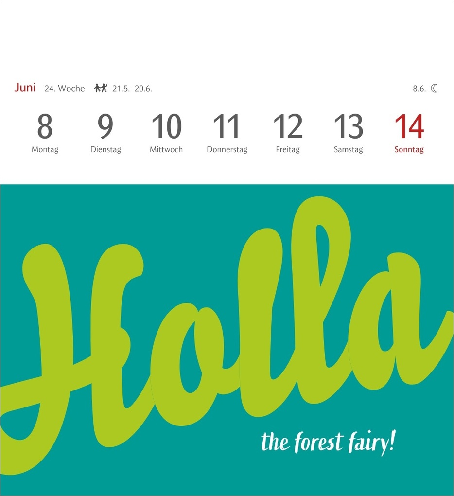 Weitere Ansicht: Typo-Sprüche-Kalender Postkartenkalender 2026 - Mit 53 Postkarten