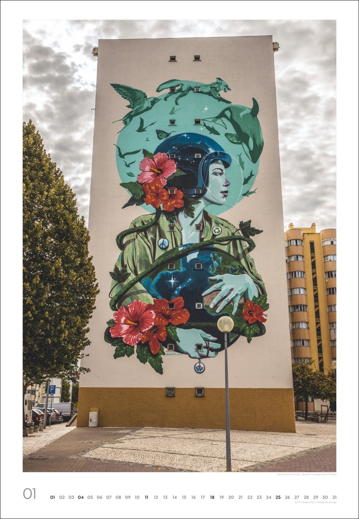 Weitere Ansicht: Streetart Posterkalender 2026