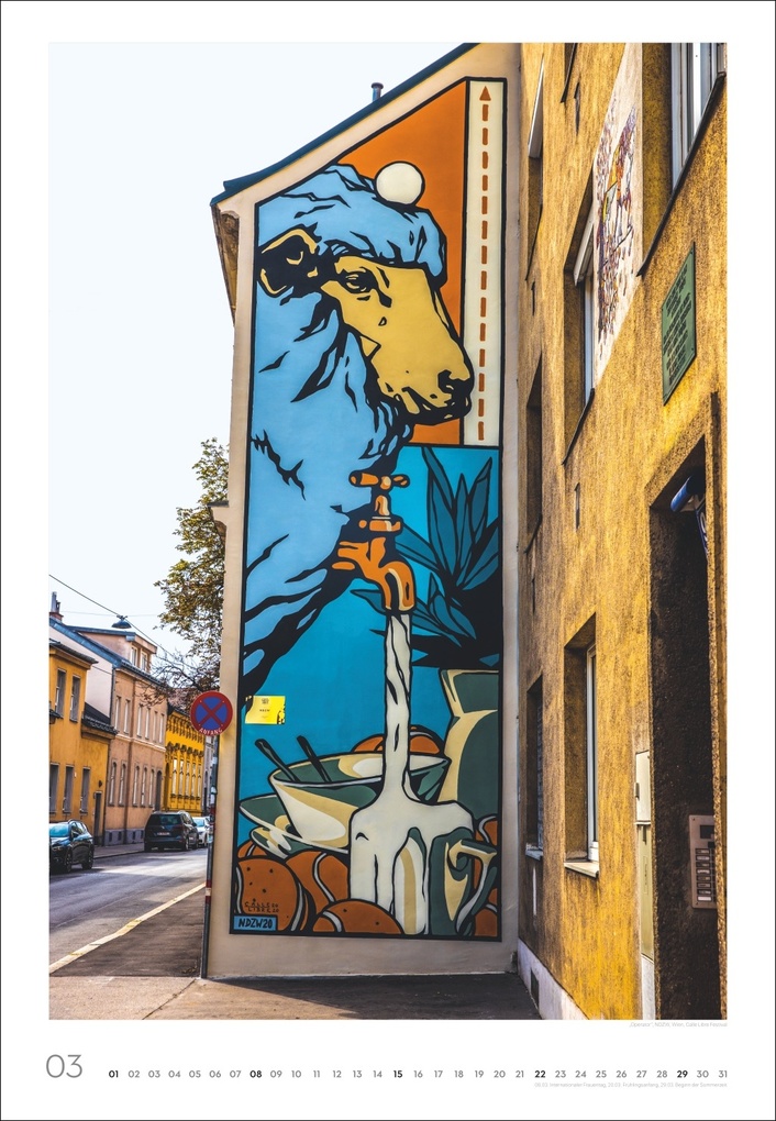 Weitere Ansicht: Streetart Posterkalender 2026