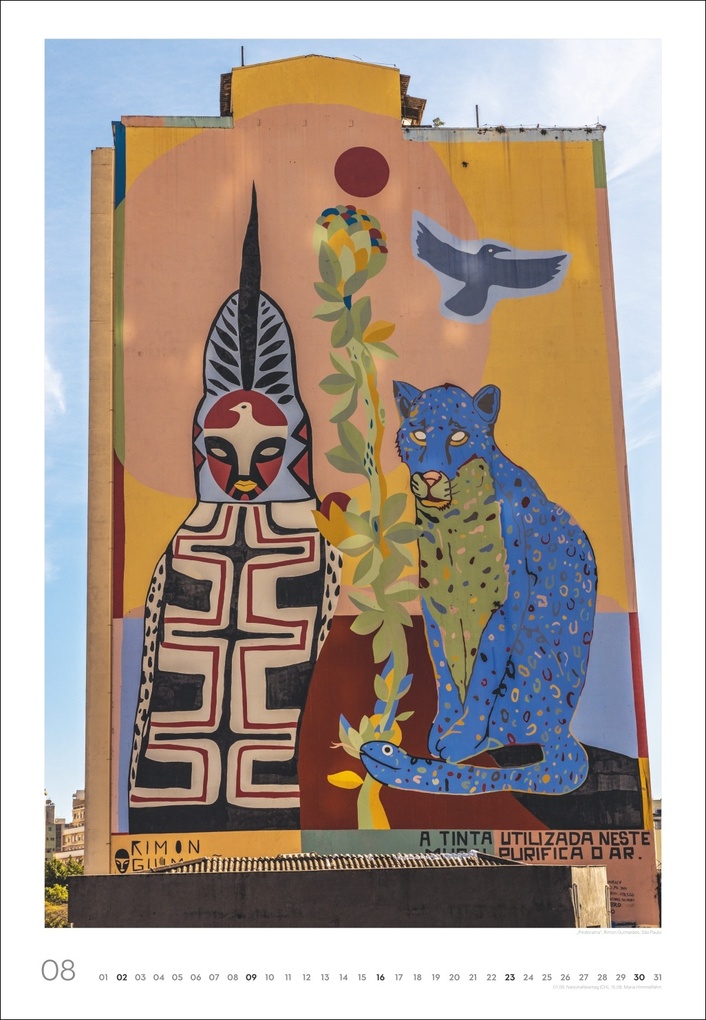 Weitere Ansicht: Streetart Posterkalender 2026