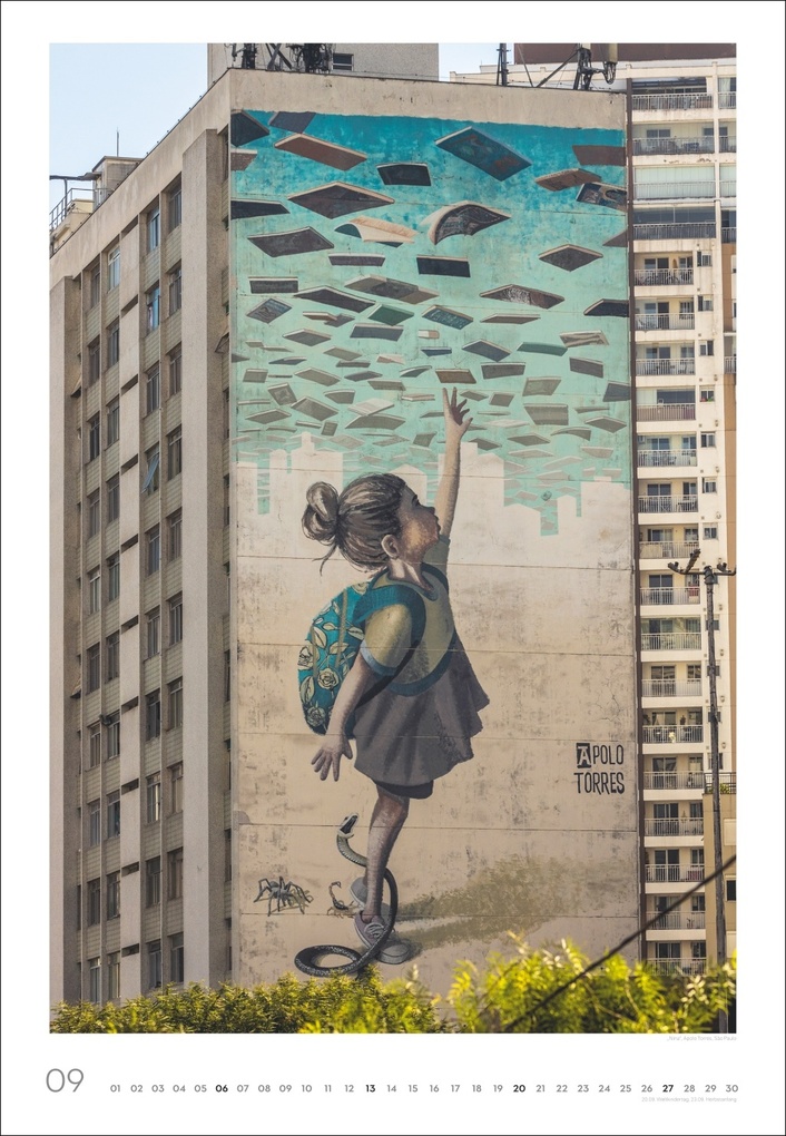Weitere Ansicht: Streetart Posterkalender 2026