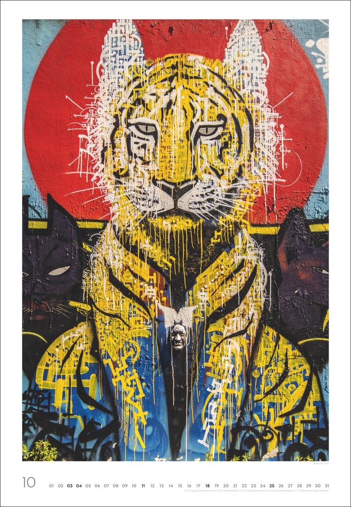 Weitere Ansicht: Streetart Posterkalender 2026