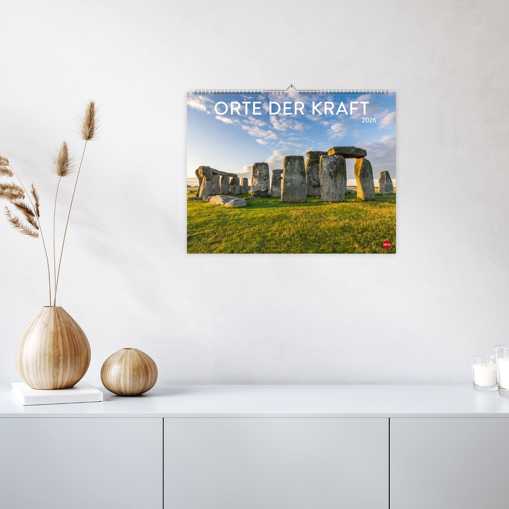 Weitere Ansicht: Orte der Kraft Posterkalender 2026