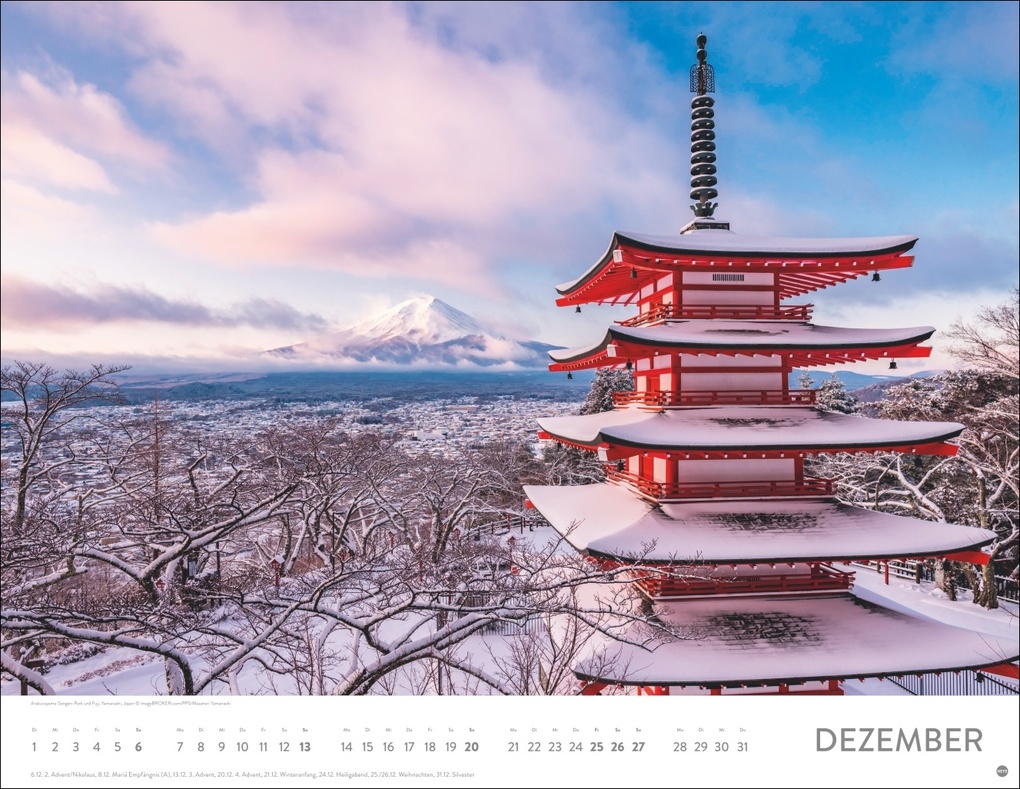 Weitere Ansicht: Orte der Kraft Posterkalender 2026