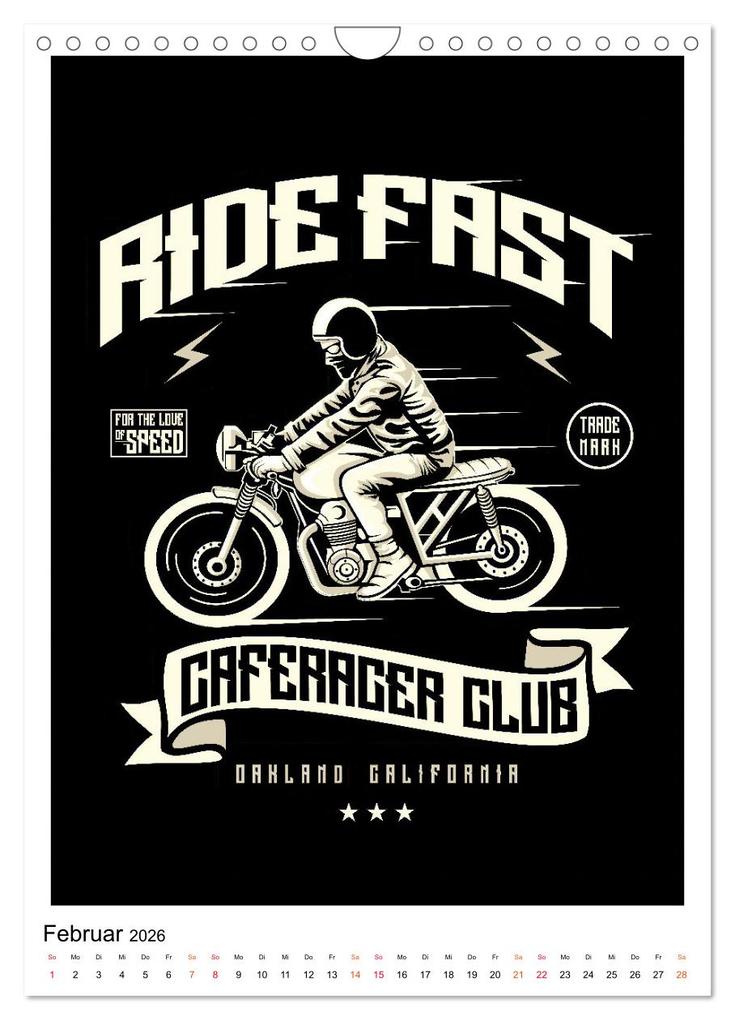 Weitere Ansicht: Motorrad - nostalgische Poster (Wandkalender 2026 DIN A4 hoch), CALVENDO Monatskalender | Peter Roder, Calvendo