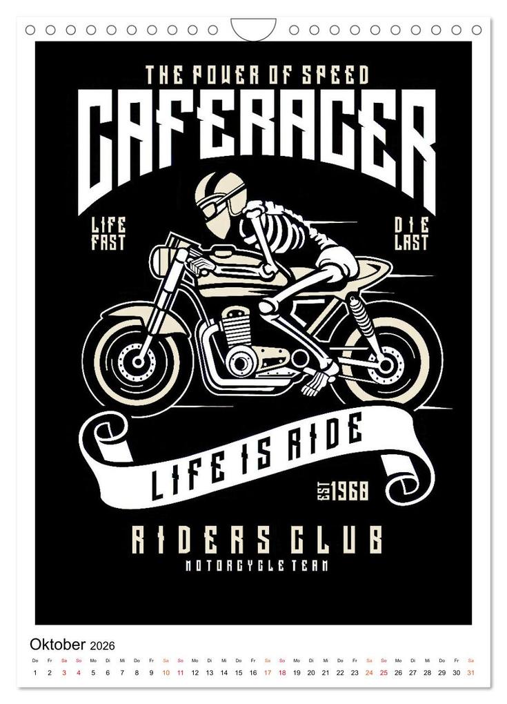 Weitere Ansicht: Motorrad - nostalgische Poster (Wandkalender 2026 DIN A4 hoch), CALVENDO Monatskalender | Peter Roder, Calvendo