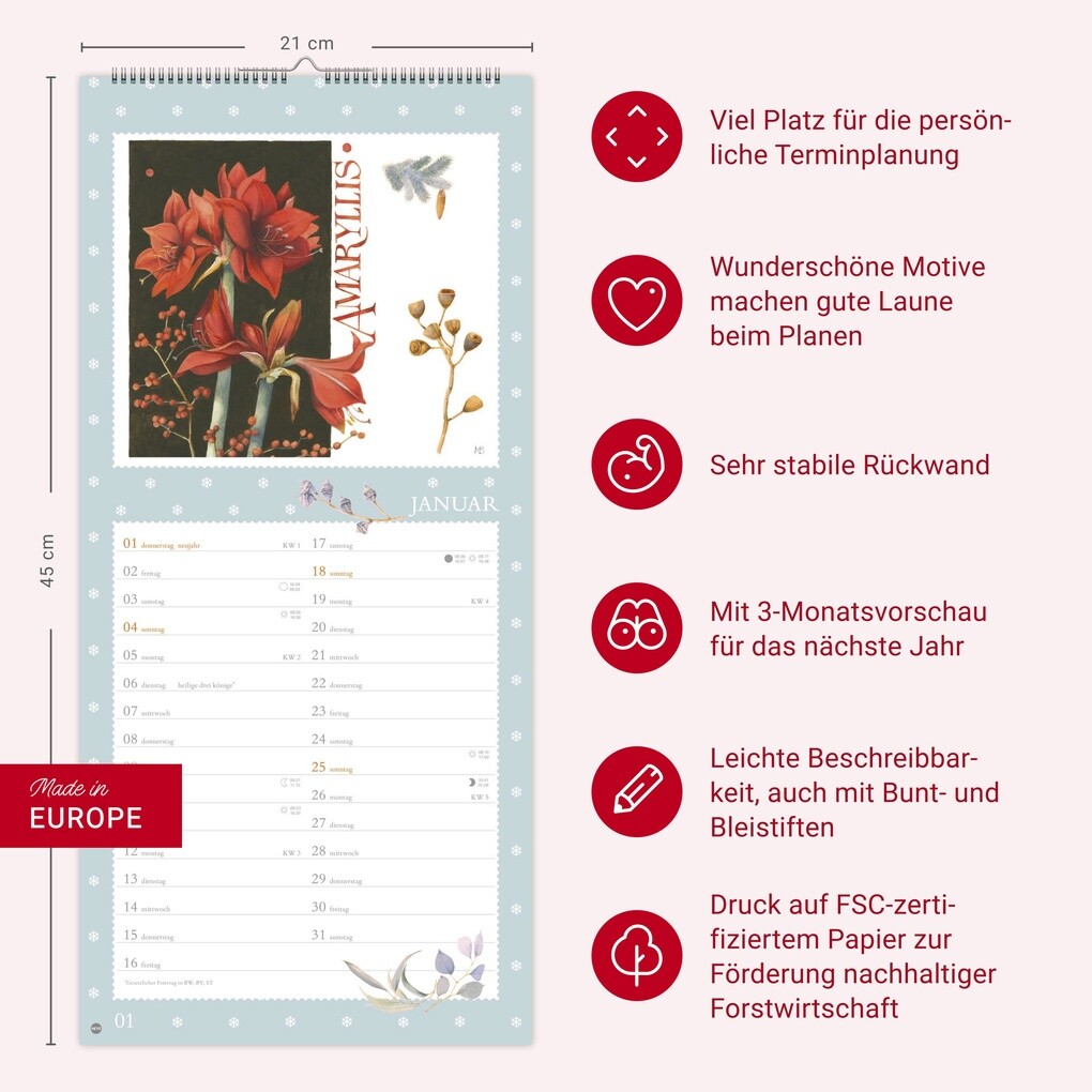 Weitere Ansicht: Marjolein Bastin: Wunder der Natur Kalender 2026 | Marjolein Bastin
