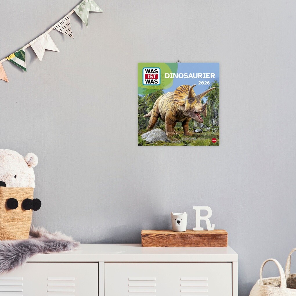 Weitere Ansicht: WAS IST WAS Dinosaurier Broschurkalender 2026