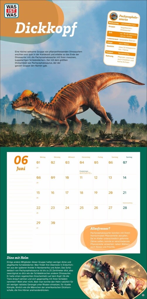 Weitere Ansicht: WAS IST WAS Dinosaurier Broschurkalender 2026