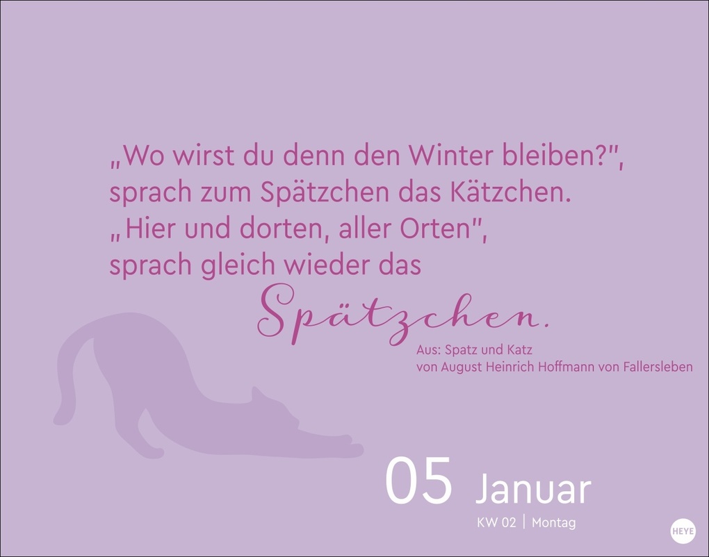 Weitere Ansicht: Katzen my love Tagesabreißkalender 2026