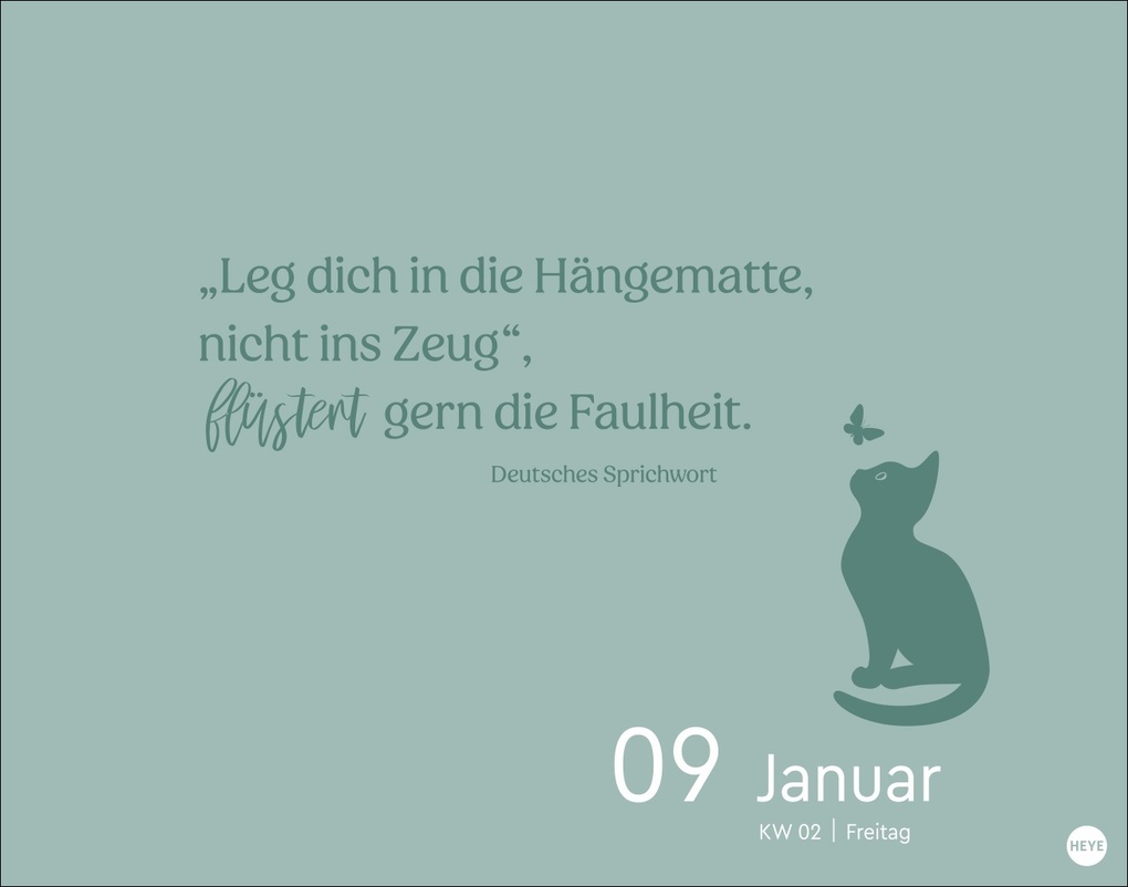 Weitere Ansicht: Katzen my love Tagesabreißkalender 2026