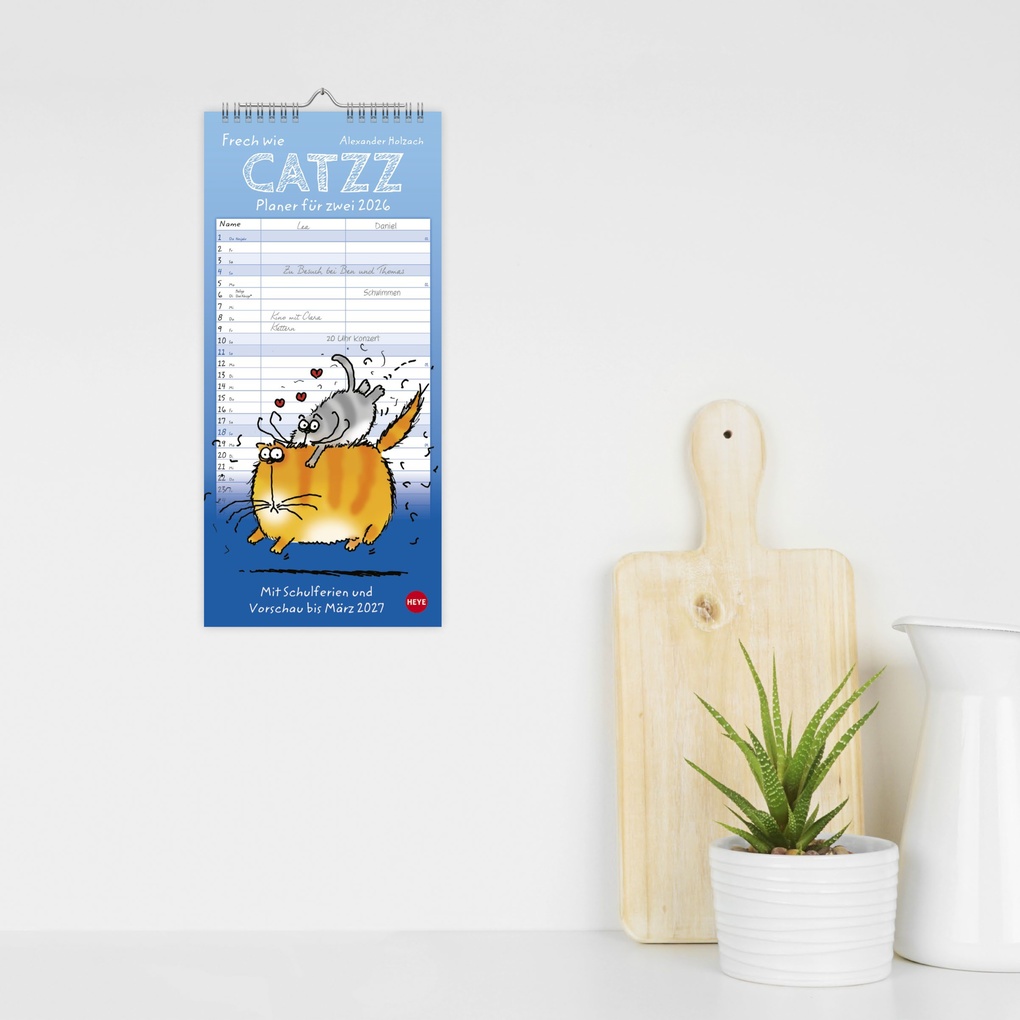 Weitere Ansicht: Catzz Planer für zwei 2026 | Alexander Holzach