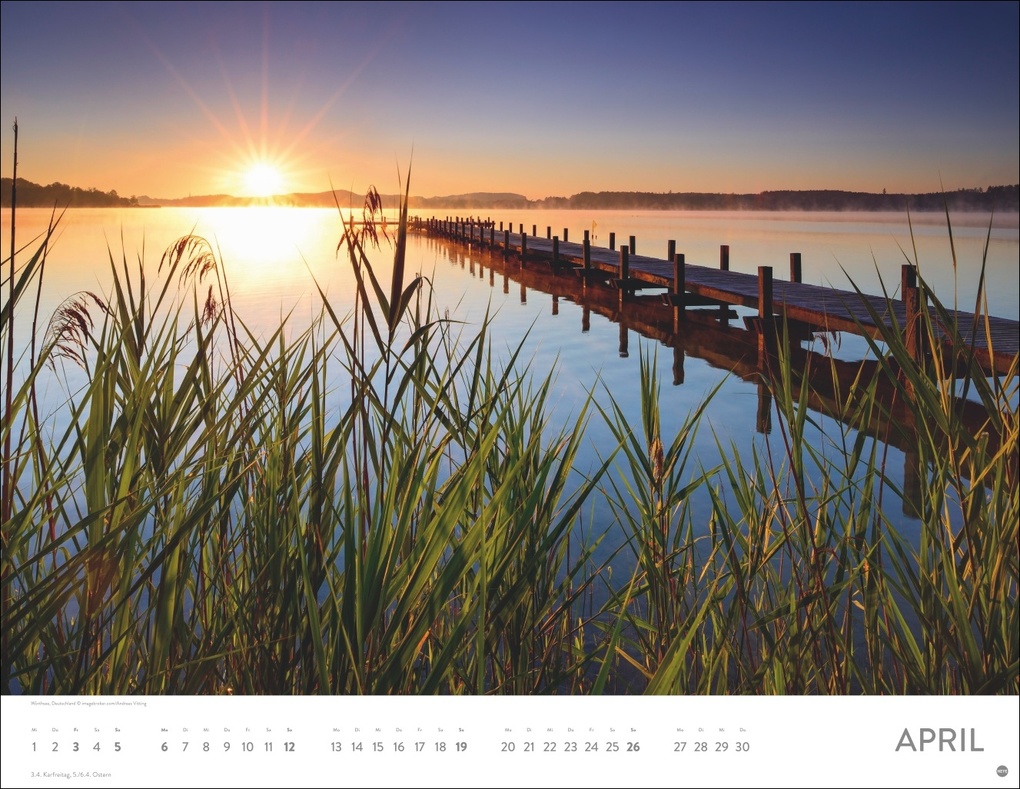 Weitere Ansicht: Seeblicke Posterkalender 2026