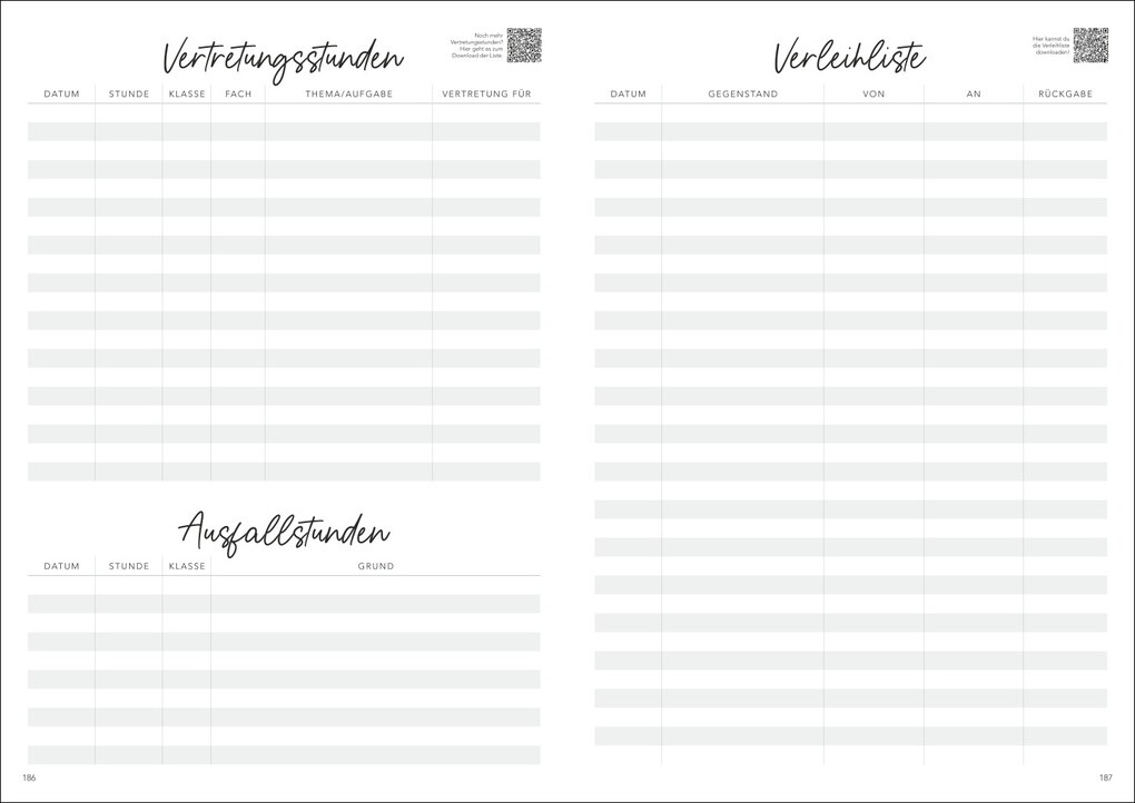 Weitere Ansicht: Lehrerkalender 2026
