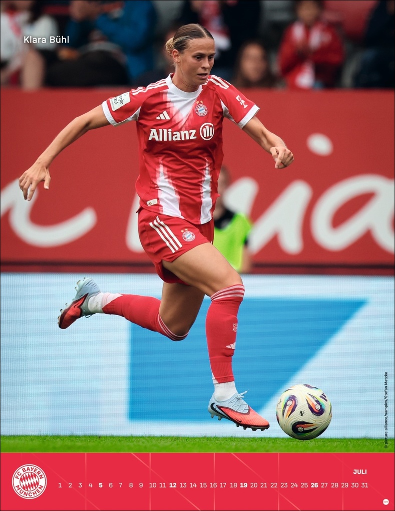 Weitere Ansicht: FC Bayern München Frauen Posterkalender 2026