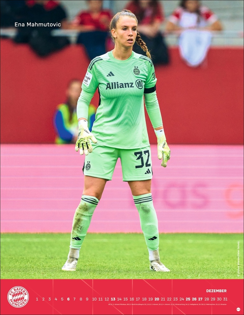 Weitere Ansicht: FC Bayern München Frauen Posterkalender 2026