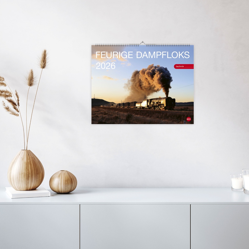 Weitere Ansicht: Feurige Dampfloks Posterkalender 2026