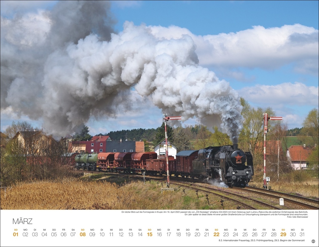 Weitere Ansicht: Feurige Dampfloks Posterkalender 2026