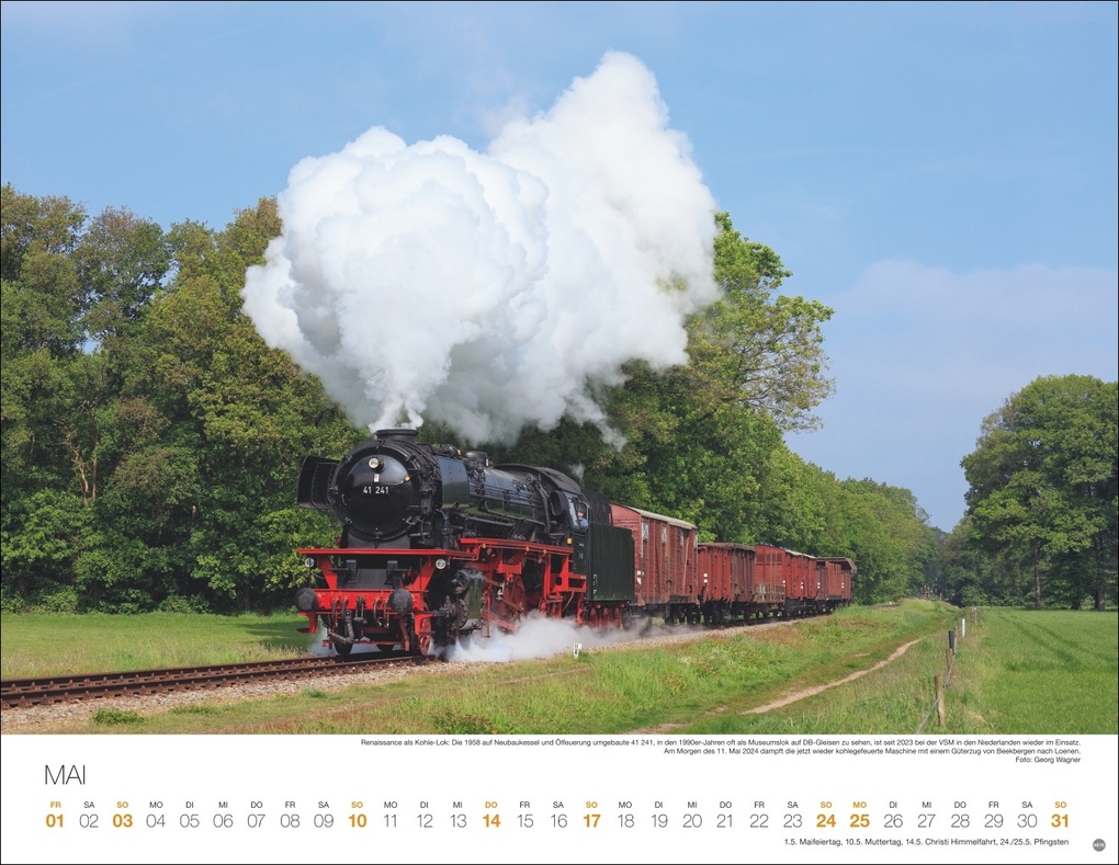 Weitere Ansicht: Feurige Dampfloks Posterkalender 2026