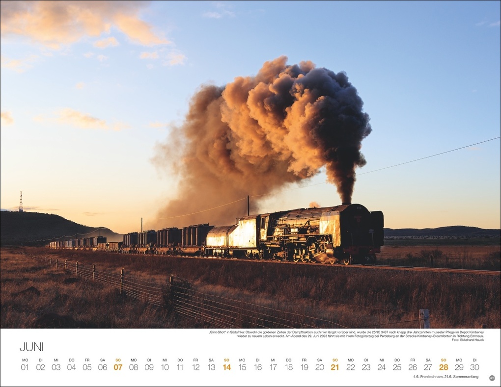 Weitere Ansicht: Feurige Dampfloks Posterkalender 2026
