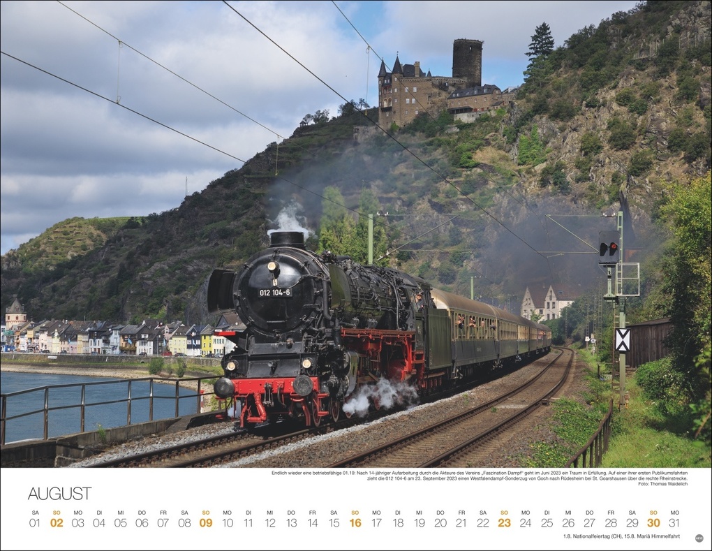 Weitere Ansicht: Feurige Dampfloks Posterkalender 2026