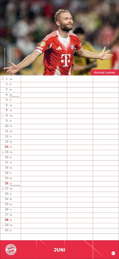 Weitere Ansicht: FC Bayern München Fanplaner 2026