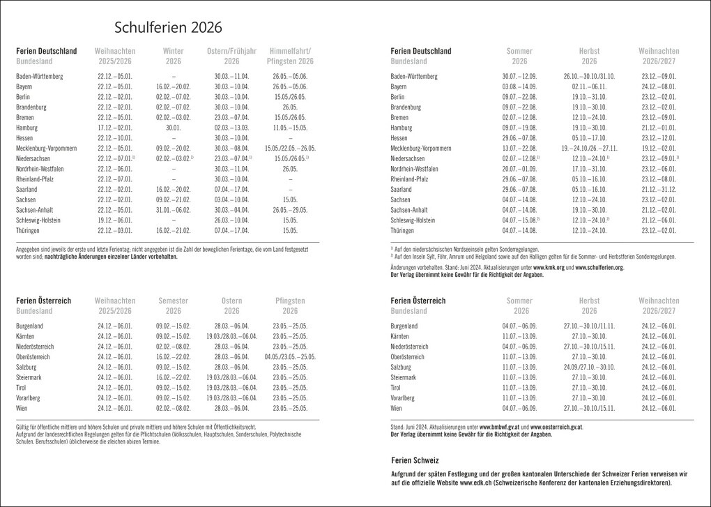 Weitere Ansicht: Kalenderbuch A6 blau 2026