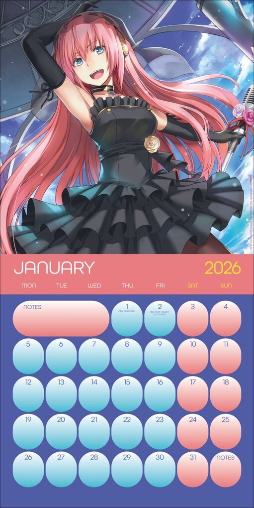 Weitere Ansicht: Hatsune Miku Broschurkalender 2026