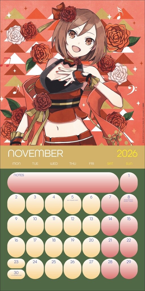 Weitere Ansicht: Hatsune Miku Broschurkalender 2026