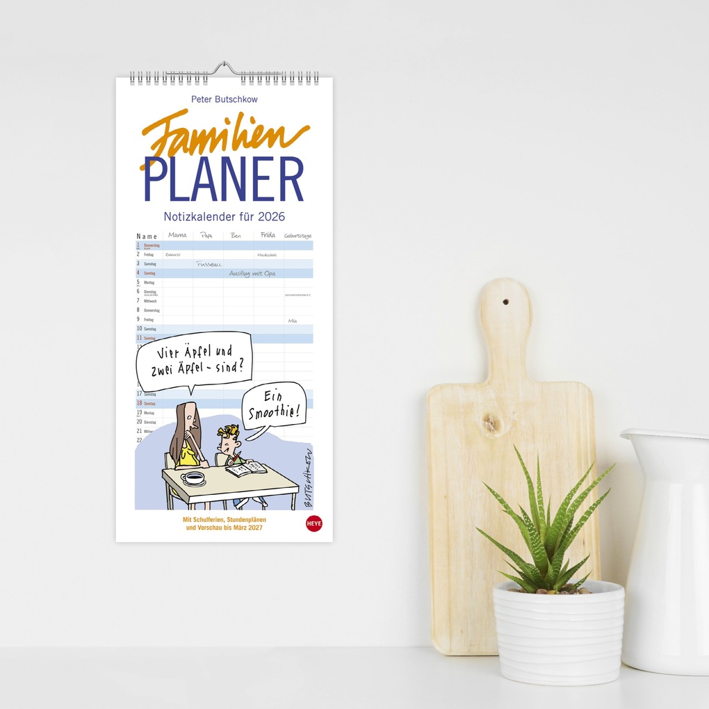 Weitere Ansicht: Peter Butschkow: Familienplaner 2026 | Peter Butschkow