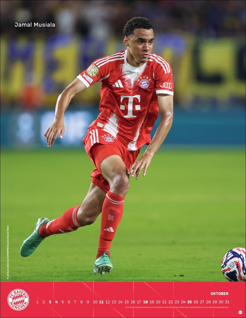 Weitere Ansicht: FC Bayern München Posterkalender 2026