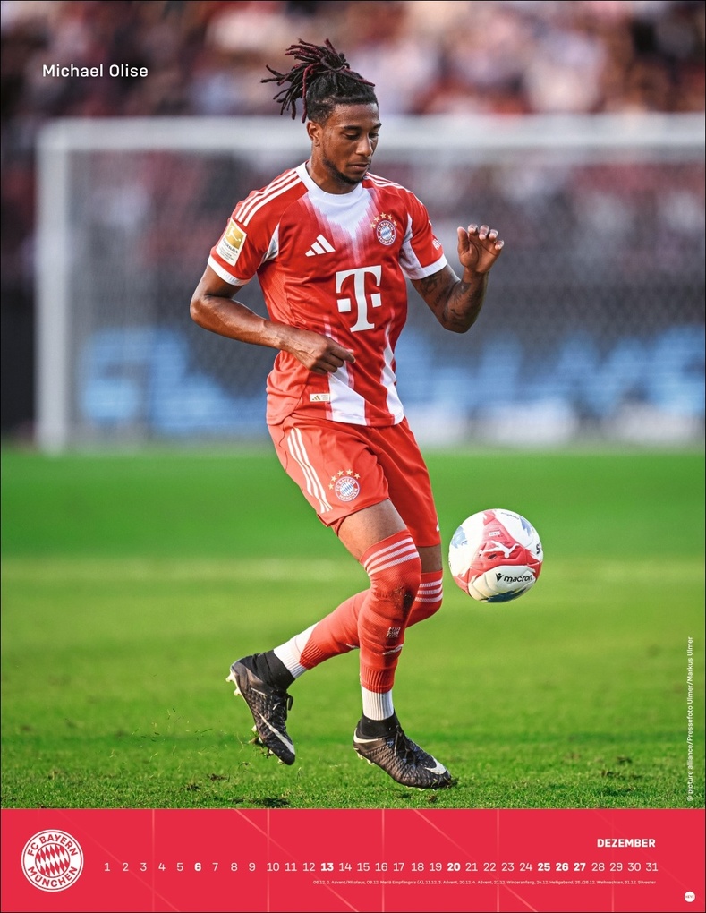 Weitere Ansicht: FC Bayern München Posterkalender 2026