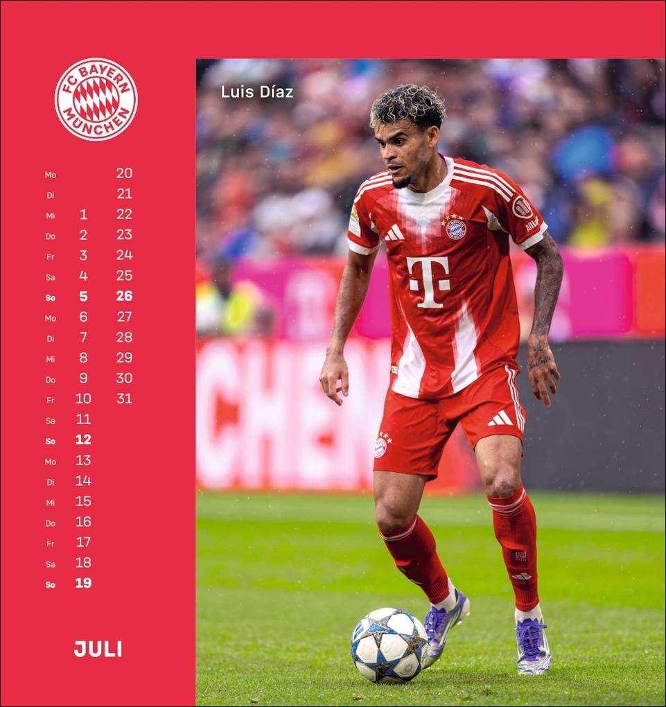 Weitere Ansicht: FC Bayern München Postkartenkalender 2026