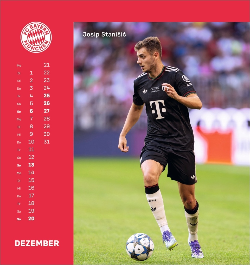 Weitere Ansicht: FC Bayern München Postkartenkalender 2026